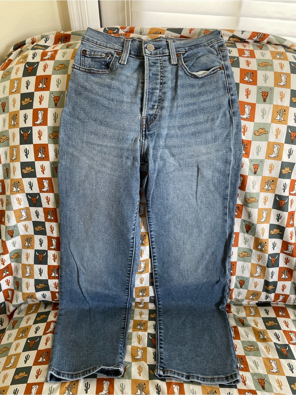 Levi's Light Blue Straight Womens Jeans